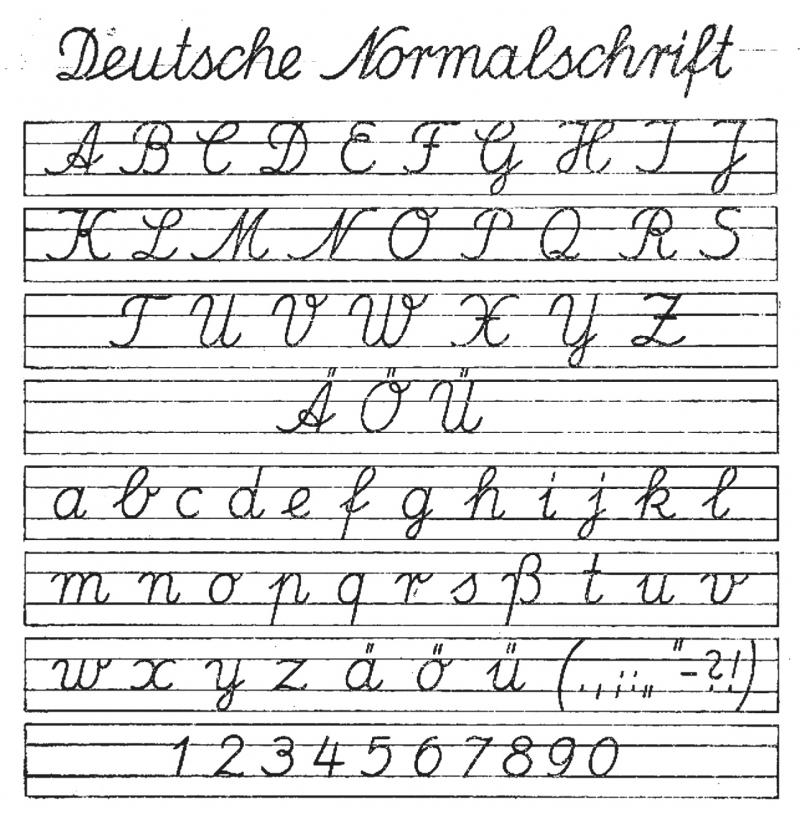 Normalschrift