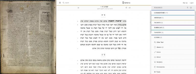 Handschrift und digitale Edition des Talmud
