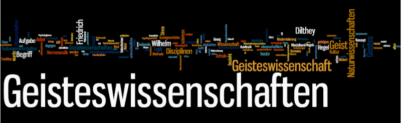 Wordle Geisteswissenschaft Wikipedia-Artikel